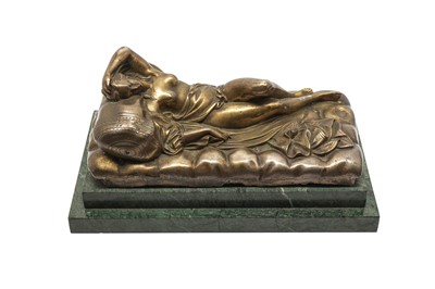 Lot 1023 - SILVERED BRONZE EROTIC GROUP