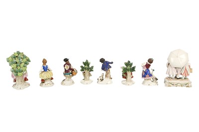 Lot 67 - A CONTINENTAL PORCELAIN FIGURAL GROUP, 20TH CENTURY