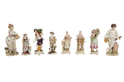 Lot 63 - A PAIR OF TRIEBNER, ENS & CO. PORCELAIN FIGURES, LATE 19TH CENTURY
