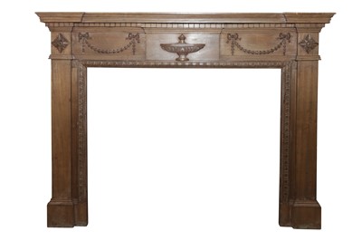 Lot 234 - A NEOCLASSICAL FIRE SURROUND, IN THE ADAM STYLE, 20TH CENTURY