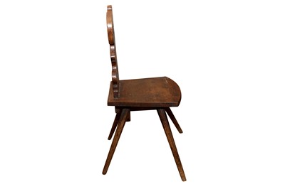 Lot 298 - Single Oak Chair, c. 20th.