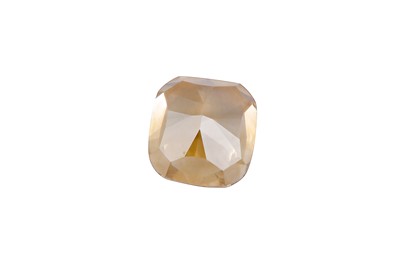 Lot 133 - A single fancy yellow diamond ring