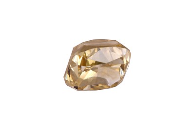 Lot 133 - A single fancy yellow diamond ring