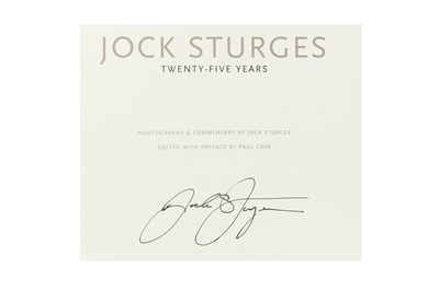 Lot 1237 - JOCK STURGES.- SIGNED BOOKS