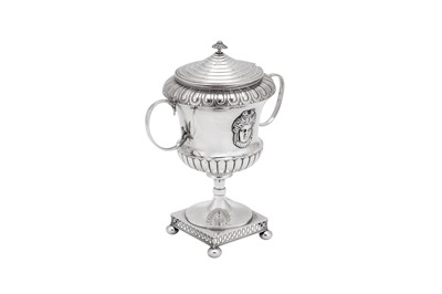 Lot 245 - A late 18th century Gustav IV Swedish silver sugar vase, Stockholm 1799 by Pehr Zethelius (1740-1810 active from 1766)