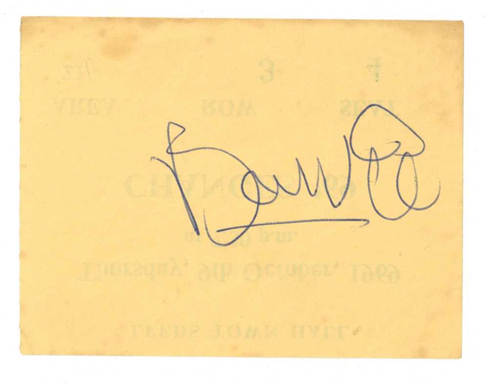 Lot 670 - Bowie (David)