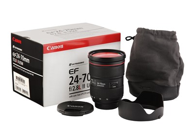 Lot 130 - A Canon EF 24-70mm f/2.8L II USM Zoom Lens