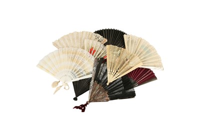 Lot 314 - A COLLECTION OF EIGHT FANS