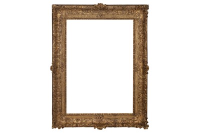 Lot 64 - A IMPRESSIVE FRENCH LATE 17TH CENTURY FULLY CARVED AND GILDED OAK LOUIS XIV FRAME