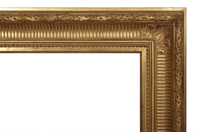 Lot 243 - A FRENCH DIRECTOIRE STYLE SCOTIA FRAME