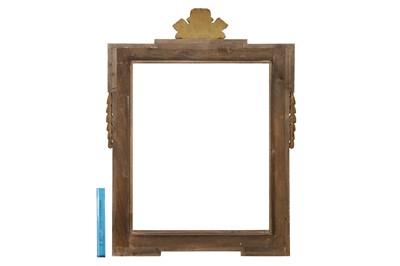 Lot 246 - A FRENCH LOUIS XVI CARVED AND GILDED  FRONTON STYLE FRAME