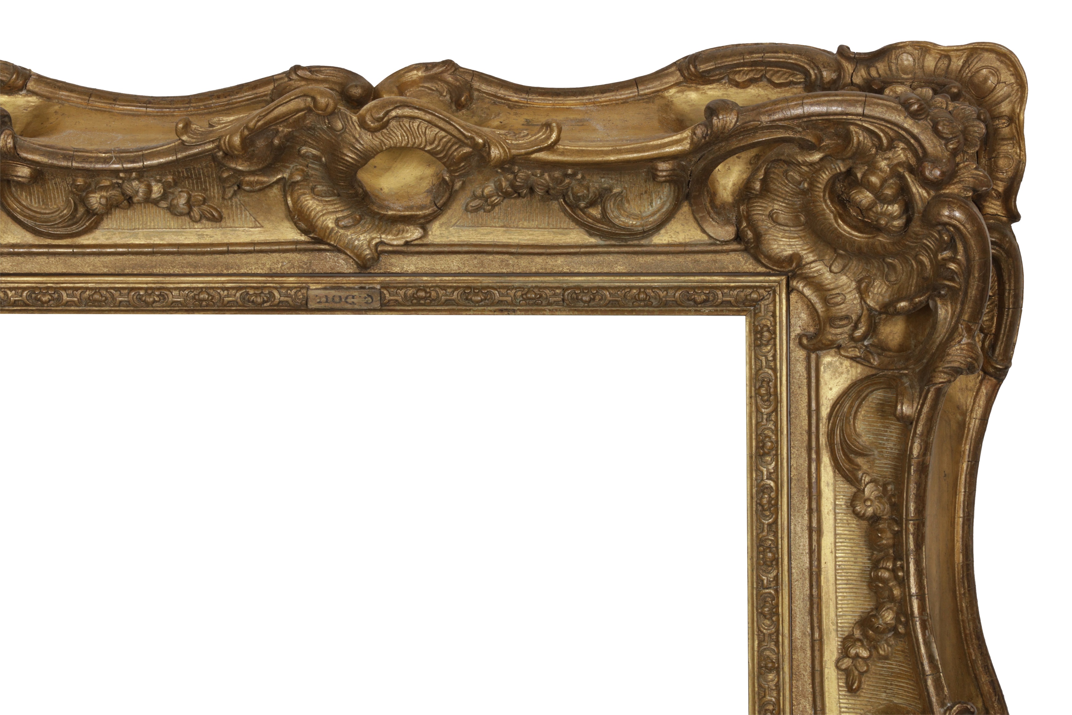 Lot 89 - A FRENCH 18TH CENTURY LOUIS XV ROCOCO GILDED