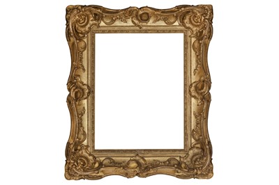 Lot 50 - A FRENCH 18TH CENTURY LOUIS XV ROCOCO GILDED COMPOSITION ROCOCO COLLECTORS FRAME