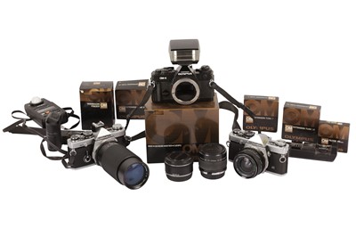 Lot 4 - A Large Selection of mixed Olympus Cameras & Accessories