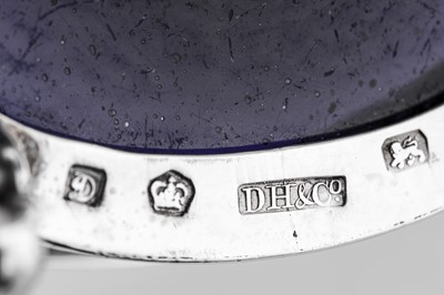 Lot 441 - A pair of George III sterling silver salts, Sheffield 1781 by Daniel Holy & Co