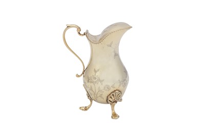 Lot 263 - A mid-18th century Portuguese silver gilt covered jug, Lisbon circa 1740 by F.I or F.D (untraced)