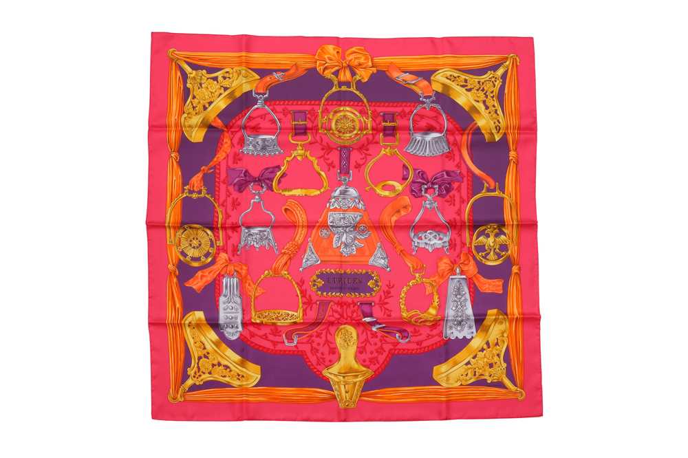 Lot 68 - Hermes 'Etriers' Silk Print Scarf