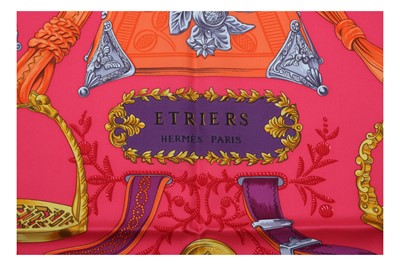 Lot 68 - Hermes 'Etriers' Silk Print Scarf