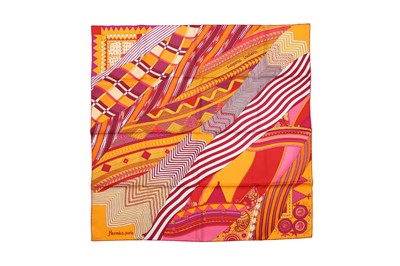 Lot 234 - Hermes 'Coupons Indiens' Silk Print Scarf