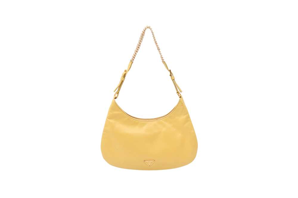 Lot 208 - Prada Yellow Mini Shoulder Bag