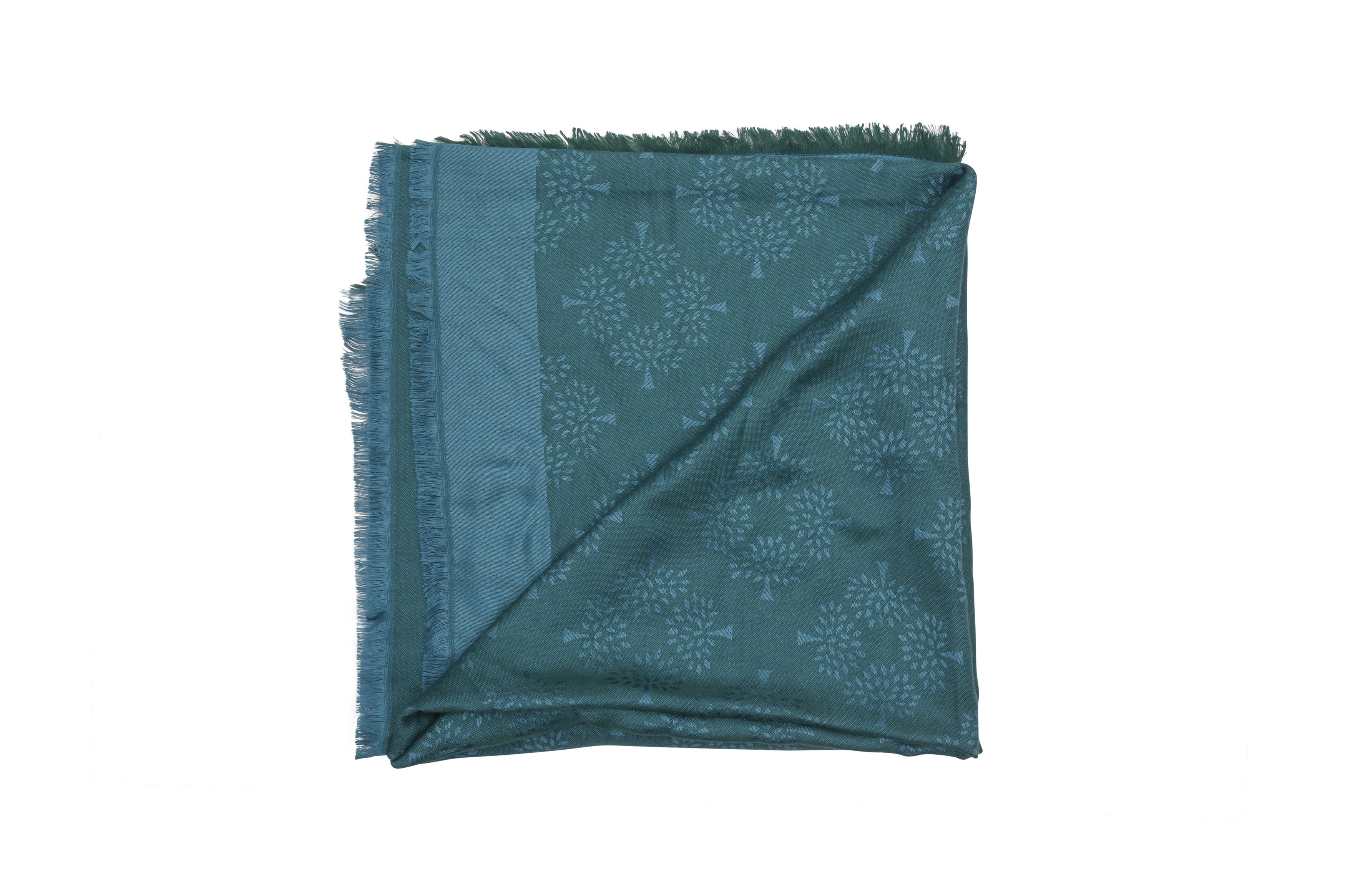 Écharpe Verte En Coton – Fabriquée En Inde – Femme