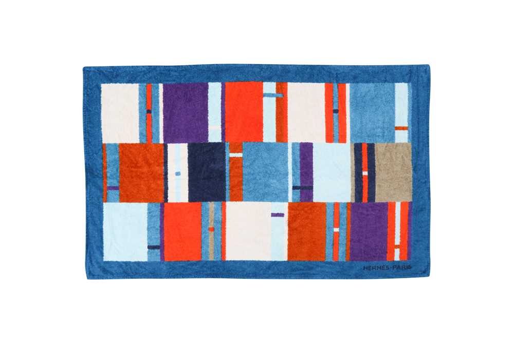 Lot 150 - Hermes Geometric Squares Large Towel