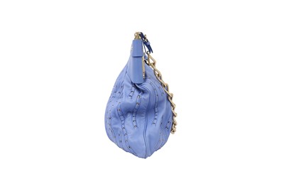 Lot 128 - Versace Blue Mirror Frame Chain Shoulder Bag