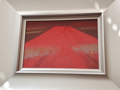 Lot 449 - KIYOYASU MORIJIMA (1929 – ). Red Fuji (Akafuji)