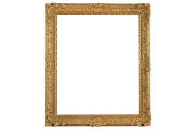 Lot 216 - AN ENGLISH 19TH CENTURY  LOUIS XIV CARVED, PIERCED AND GILDED FRAME