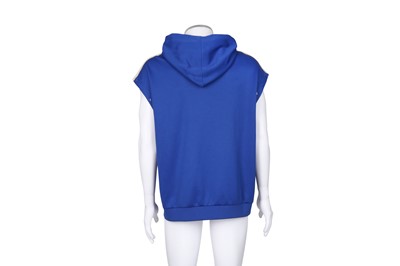 Lot 130 - Gucci Men's Blue Oversized Hooded Sweatshirt -  Size M
