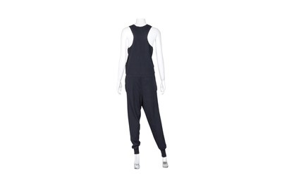 Lot 173 - Stella McCartney Navy Wool Sleeveless Jumpsuit