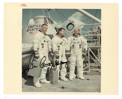 Lot 831 - Apollo 10.- Eugene A. Cernan and John W. Young