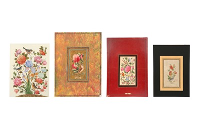 Lot 65 - FOUR FLORAL STUDIES WITH THE GOL-O-BOLBOL MOTIF