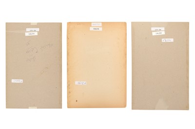 Lot 104 - THREE MURAQQA' ALBUM PAGES WITH CALLIGRAPHIC COMPOSITIONS