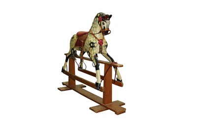 Lot 308 - A ROCKING HORSE, EARLY 20TH CENTURY