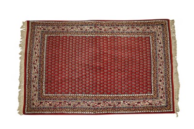 Lot 534 - A SERABAND RUG, WEST PERSIA