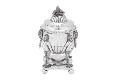 Lot 259 - An early 19th century Sicilian (Italian) silver sugar vase, Catania 1819, consul’s mark SFC