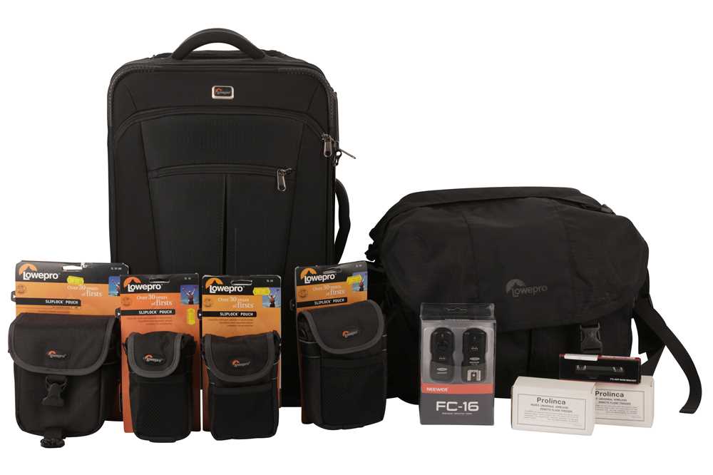 Lot 242 Various Lowepro Bags & Wireless Flash