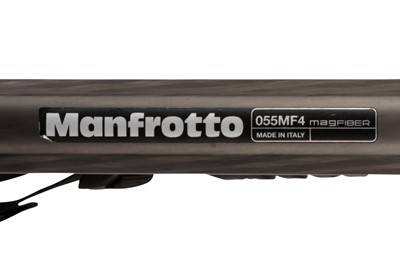 Lot 187 - A Manfrotto 055MF4 Magfiber Carbon Tripod