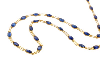 Lot 79 - A sapphire necklace