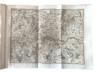 Lot 229 - Cary's New Itinerary: or an Accurate Delineation of the Great Roads 1817.