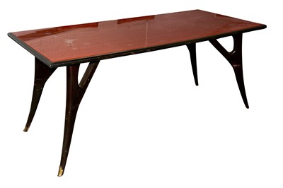 Lot 90 - AN ITALIAN DINING TABLE IN THE MANNER OF GIO PONTI, CIRCA 1960S
