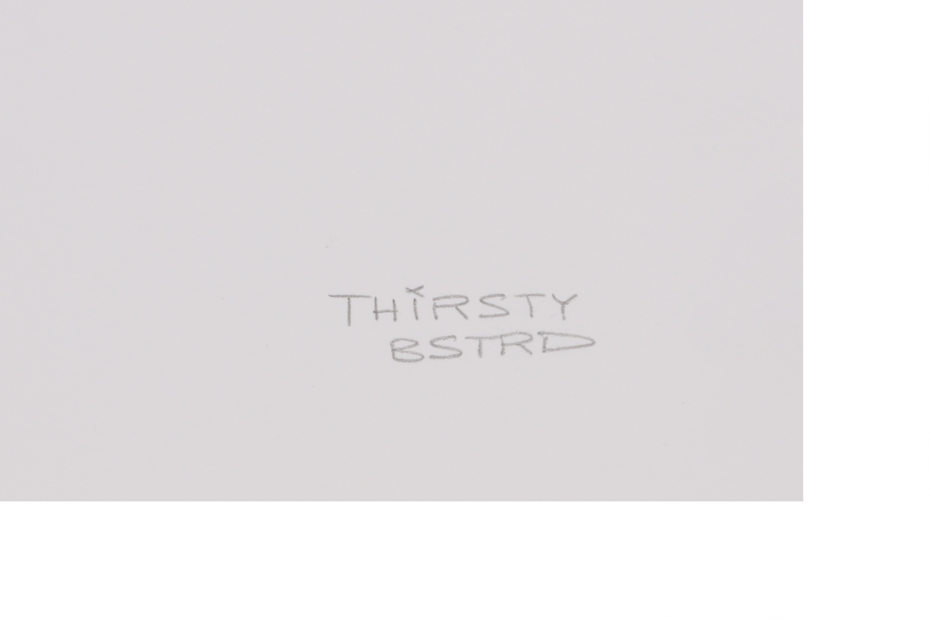 Lot 13 - THIRSTY BSTRD (FRENCH B. 1987)