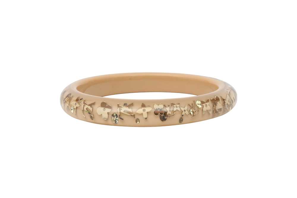 Lot 317 - Louis Vuitton Beige Monogram Inclusion Bangle