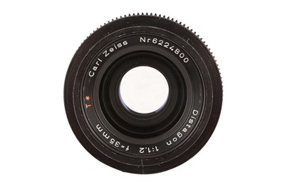 Lot 147 - A Carl Zeiss 35mm f/1.2 Distagon T* Cine Lens