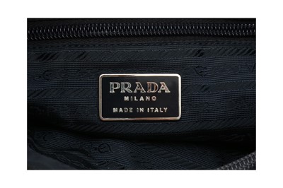 Lot 161 - Prada Navy Tessuto Shoulder Bag