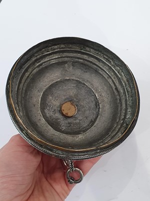 Lot 389 - A TIBETAN COPPER BUTTER-TEA TEAPOT AND COVER.