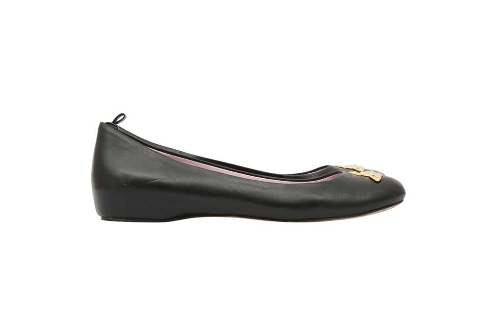 Lot 466 - Vivienne Westwood Anglomania Black Helena II Pump - Size 39