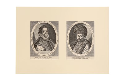 Lot 439 - TWO PORTRAITS OF DIPLOMATS: SIR ANTHONY SHIRLEY AND HOSSEIN ALI BEG BAYAT