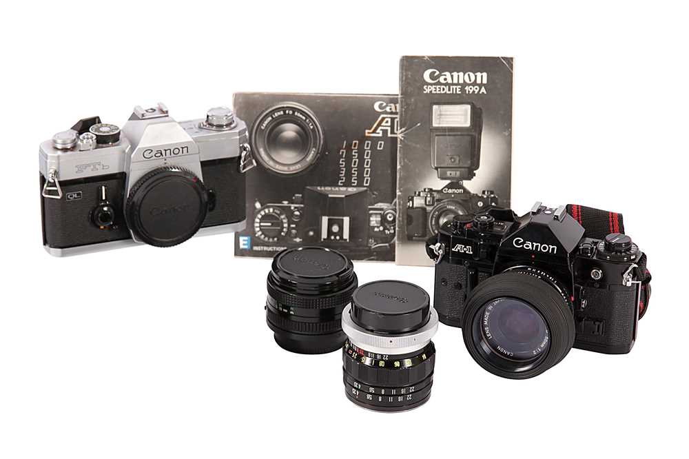 Lot 37 - A Canon A-1 Outfit